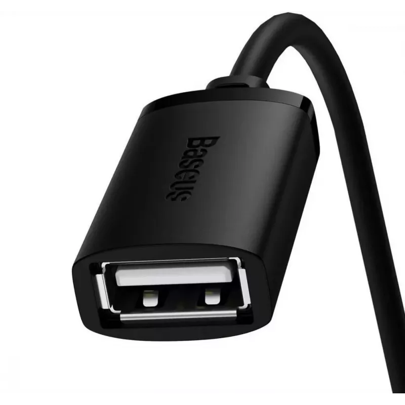 Baseus AirJoy Series USB 2.0 -jatkokaapeli 1,5 m musta