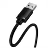Baseus AirJoy Series USB 2.0 -jatkokaapeli 1,5 m musta