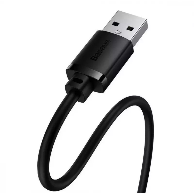 Baseus AirJoy Series USB 2.0 -jatkokaapeli 1,5 m musta
