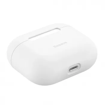 Baseus Apple AirPods 3 erittäin ohut silikonikuori valkoinen