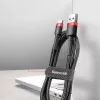 Baseus Cafule kaapeli vahva nailonpunos USB-A - USB-C QC3.0 2A 3M punainen (CATKLF-U09)