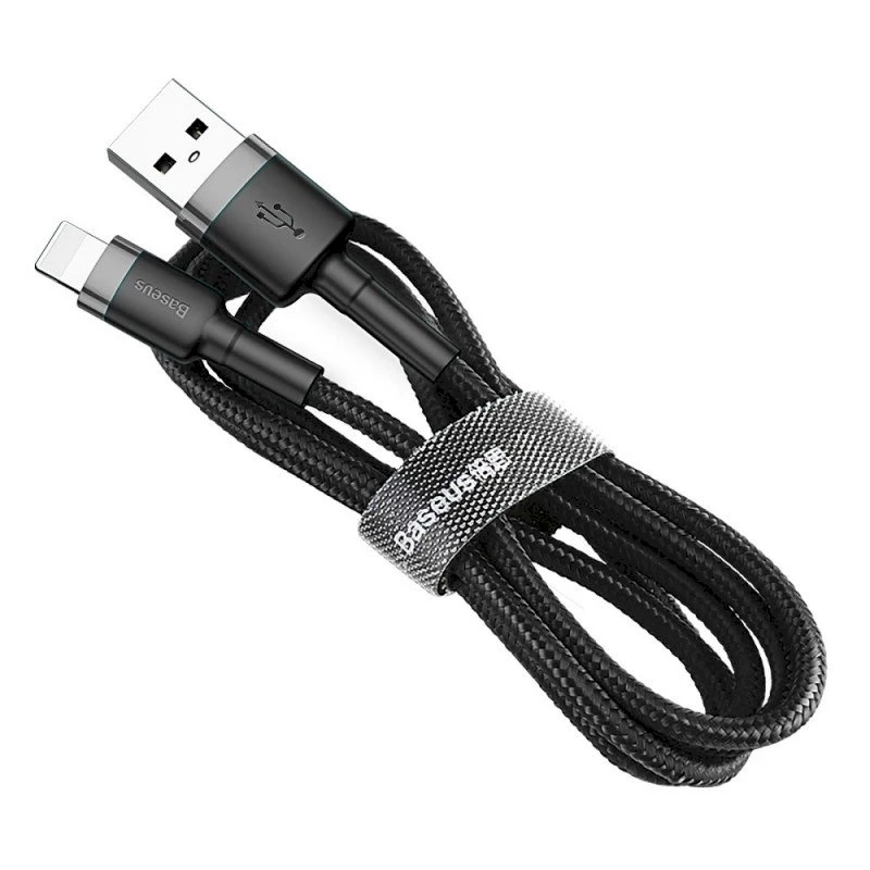 Baseus Cafule Lightning -kaapeli 2A 3m kulta/musta (CALKLF-RV1)