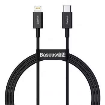 Baseus Superior Series USB-C - Lightning -kaapeli, 20W PD, 1 m, musta (CATLYS-A01)