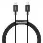 Baseus Superior Series USB-C - Lightning -kaapeli, 20W PD, 1 m, musta (CATLYS-A01)