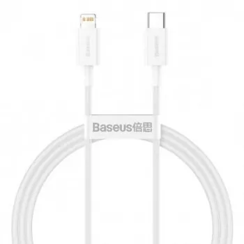 Baseus Superior Series USB-C - Lightning -kaapeli, 20W PD, 1 m, valkoinen (CATLYS-A02)