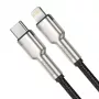 Baseus Cafule Series Metal USB-C - Lightning kaapeli PD 20W 1m musta
