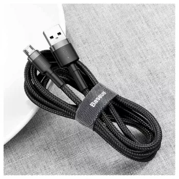 Baseus Cafule USB 2.0 Type-A – Micro-B uros-uros-kaapeli 2 m (musta)