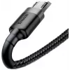 Baseus Cafule USB 2.0 Type-A – Micro-B uros-uros-kaapeli 2 m (musta)