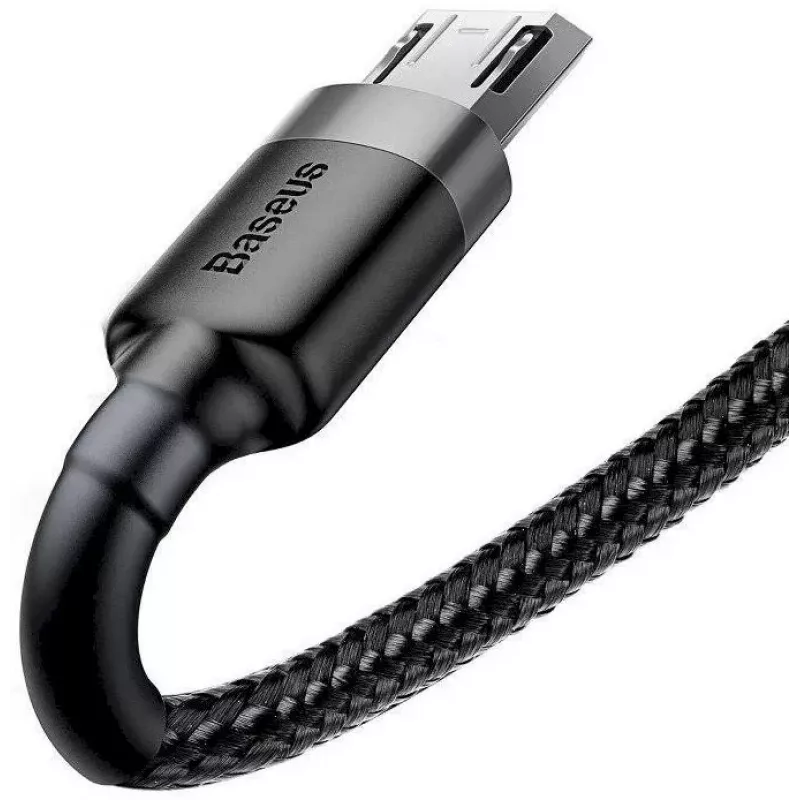 Baseus Cafule USB 2.0 Type-A – Micro-B uros-uros-kaapeli 2 m (musta)