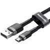 Baseus Cafule USB 2.0 Type-A – Micro-B uros-uros-kaapeli 2 m (musta)
