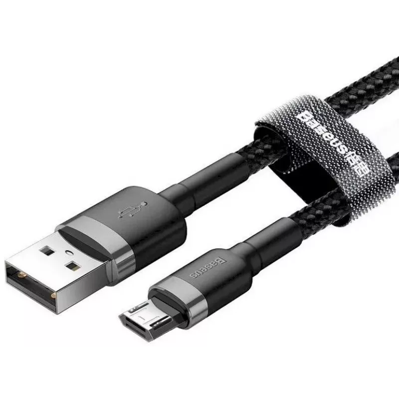 Baseus Cafule USB 2.0 Type-A – Micro-B uros-uros-kaapeli 2 m (musta)