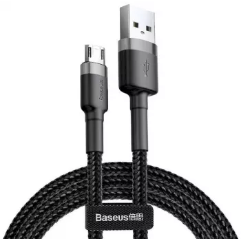 Baseus Cafule USB 2.0 Type-A – Micro-B uros-uros-kaapeli 2 m (musta)