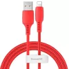 Baseus Colorful Cable USB-A - Lightning 2.4A 1.2m punainen
