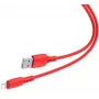 Baseus Colorful Cable USB-A - Lightning 2.4A 1.2m punainen