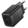 Baseus Compact laturi 2x USB 10.5W musta