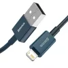 Baseus Lightning Superior Series kaapeli, pikalataus, data 2,4A, 1m sininen (CALYS-A03)