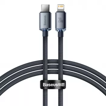 Baseus Lightning - USB-C PD QC kaapeli 20W 480Mbps 1,2 m musta