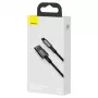 Baseus Lightning Tungsten Series -kaapeli 2.4A, 1m musta (CALWJ-01)