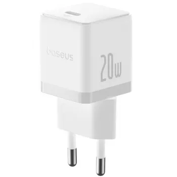 Baseus Palm Series USB-C PD matkalaturi 20W valkoinen