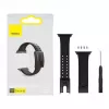 Baseus Slip-Thru -ranneke Apple Watch 3/4/5/6/SE 38mm/40mm musta (LBWSE-01)