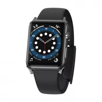 Baseus Slip-Thru -ranneke Apple Watch 3/4/5/6/SE 38mm/40mm musta (LBWSE-01)
