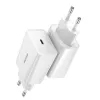 Baseus Speed Mini -pikalaturi, USB-C, PD, 3A, 20W (valkoinen)