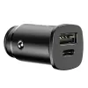 Baseus Square autolaturi PPS QC4.0 / PD3.0 5A 30W (musta)
