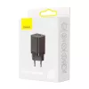 Baseus Super Si Pro Mini -pikalaturi 30W, USB-C + USB-A, PD 3.0, QC 3.0, EU-pistoke, musta (CCSUPP-E01)