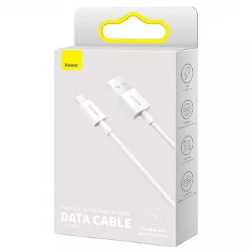 Baseus Superior Fast Charging datakaapeli MicroUSB 1m valkoinen