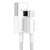 Baseus Superior Fast Charging datakaapeli MicroUSB 1m valkoinen