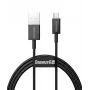 Baseus Superior pikalataus- ja datakaapeli MicroUSB 2m musta