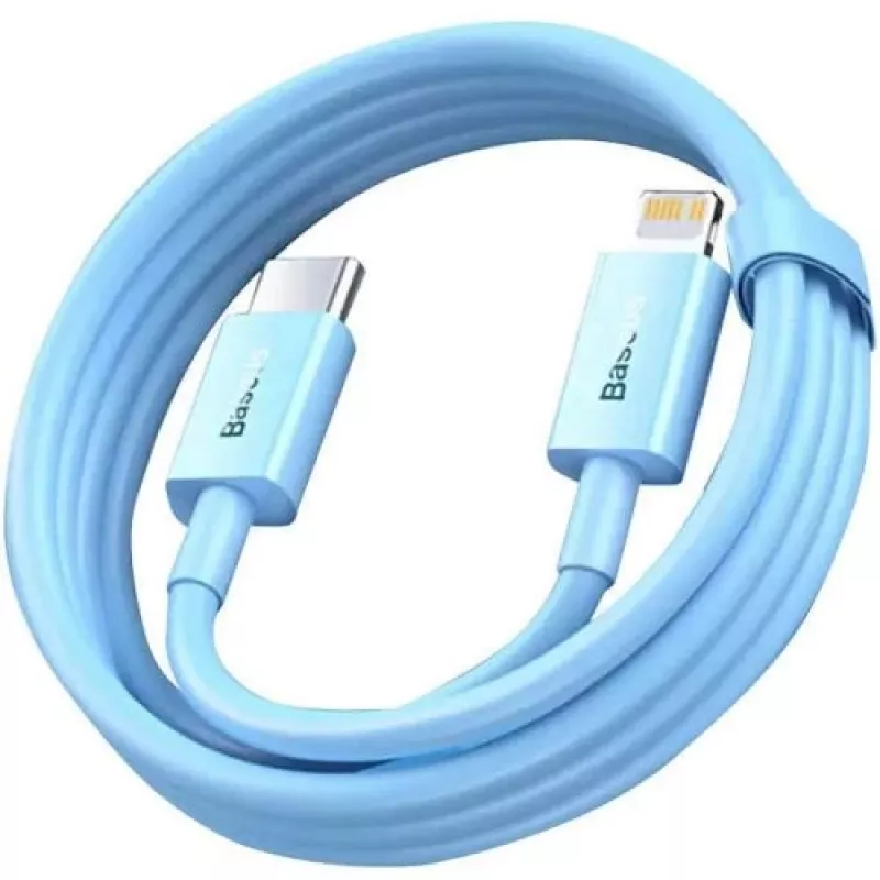 Baseus Superior Series USB-C - Lightning -kaapeli 1m sininen 20W 480Mbps (CAYS001903)