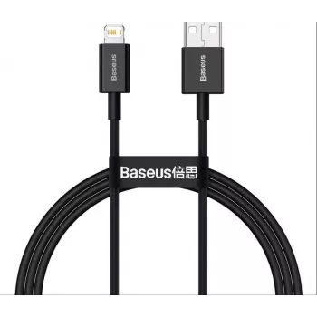 Baseus Superior USB-A - Lightning pikalataus- ja datakaapeli 1m musta (CALYS-A01)