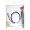 Baseus Yiven -kaapeli USB-A-Lightning 2,4A 1,8m sininen liila