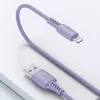 Baseus Yiven -kaapeli USB-A-Lightning 2,4A 1,8m sininen liila