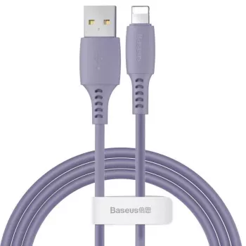 Baseus Yiven -kaapeli USB-A-Lightning 2,4A 1,8m sininen liila