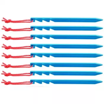 Basic Nature Y-Stake alumiininen telttakiila 18 cm hopea