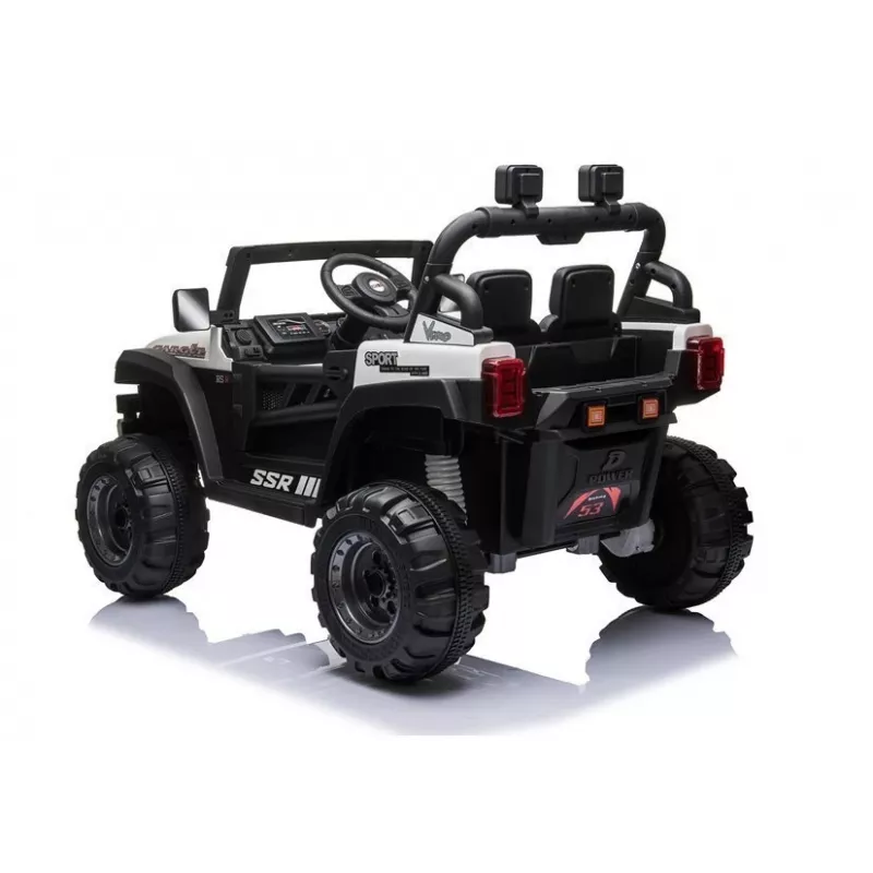 BBH-016 sähkökäyttöinen lasten auto, 12V, valkoinen