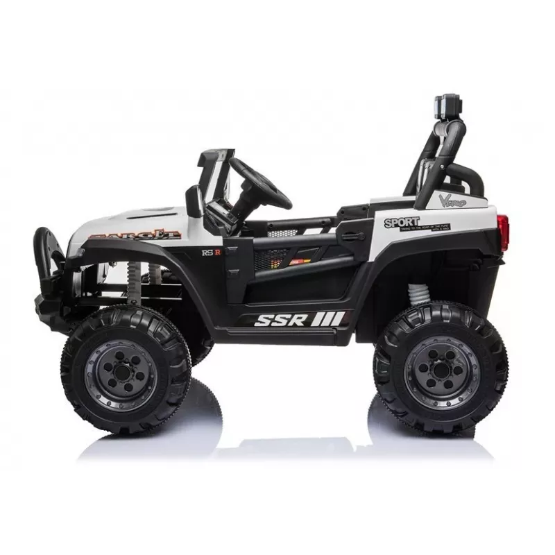 BBH-016 sähkökäyttöinen lasten auto, 12V, valkoinen