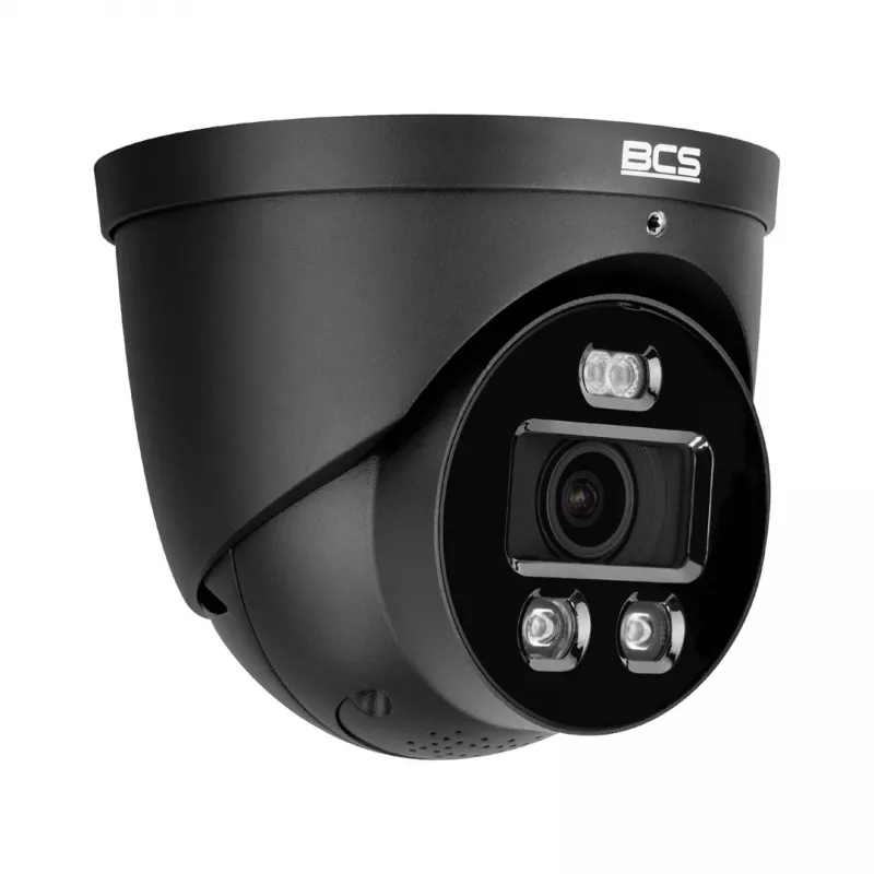 BCS 8MP ulko-dome-IP-kamera tekoälyanalytiikalla, PoE, IK10
