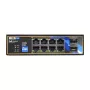BCS BCS-B-ISP08G-2SFP teollinen hallitsematon kytkin, 8-porttinen Gigabit + 2 SFP, DIN-kisko