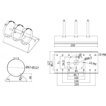 BCS BCS-V-AS ulko-oven videopuhelinjärjestelmä, 2-johtiminen, 720p HD, hopea