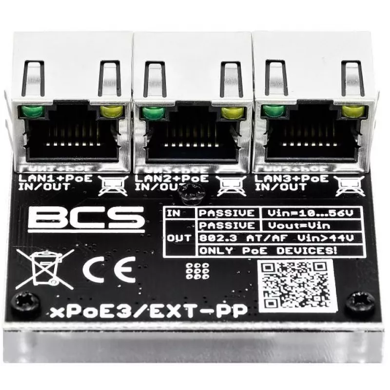 BCS BCS-xPoE3/EXT-PP PoE-kytkin