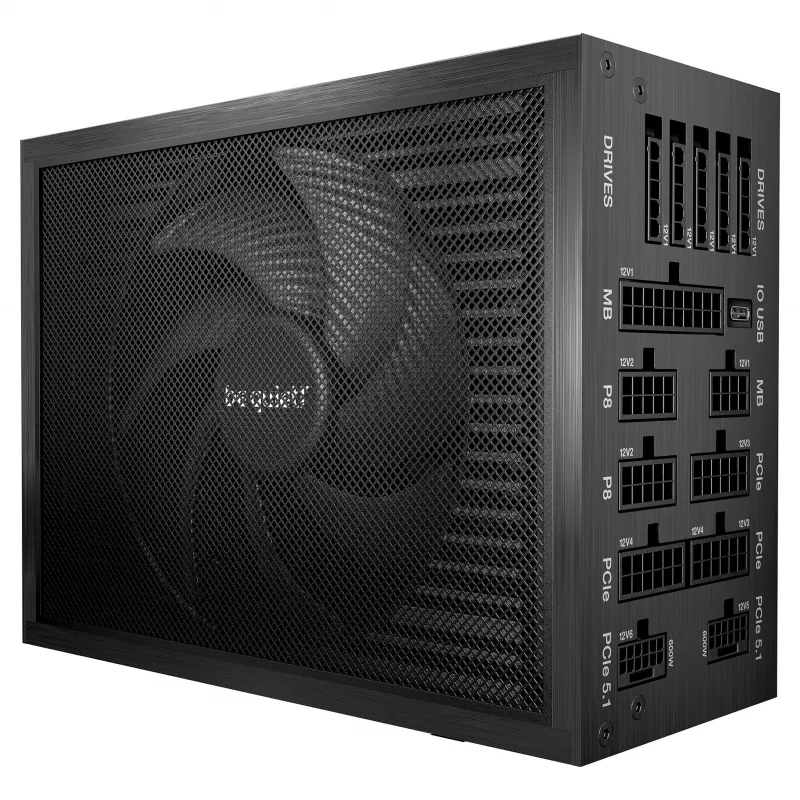 be quiet! Dark Power Pro 14 IO 1300W ATX 3.1 PCIe 5.1 80+ Titanium täysin modulaarinen virtalähde (BP022EU)