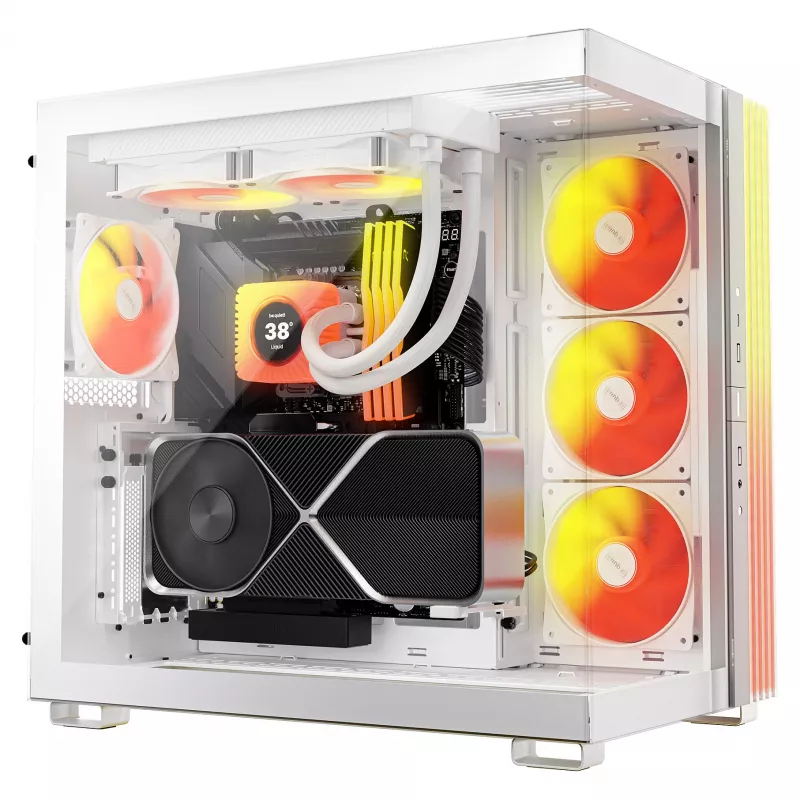 be quiet! Light Loop IO LCD 240mm valkoinen all-in-one neste-CPU-jäähdytin