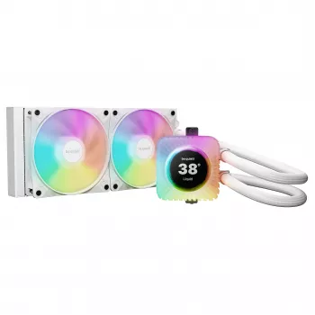 be quiet! Light Loop IO LCD 240mm valkoinen all-in-one neste-CPU-jäähdytin