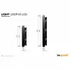 be quiet! Light Loop IO LCD 360 mm valkoinen All-in-One -nestemäinen CPU-jäähdytin Intel/AMD
