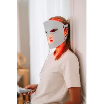 Beautifly AuraSkin Pro LED-valoterapia kasvomaski – 7 väriä, 192 diodia, ladattava