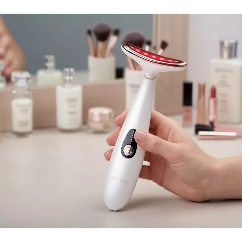 Beautifly LumaLift Pro LED-valoterapia kasvo- ja kaulahierontalaite