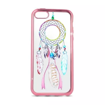 Beeyo Huawei P8 Lite 2017 / P9 Lite 2017 Dreamcatcher TPU-kuori pinkki